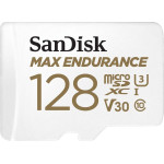 Sandisk Max Endurance Microsdxc 128GB / C10, U3, V30 / 60,000 Hours / + Sd Adapter - (SDSQQVR-128G-GN6IA)