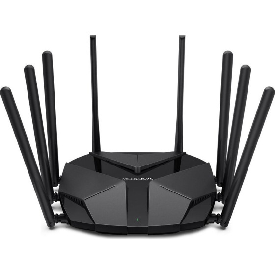 TP-Link Mercusys AX6000 Wifi router, Dualni AP/router, 3x GLAN, 1x 2,5GWAN/Glan 1148 Mbps 2,4/ 4804 Mbps 5GHz - (MR90X)