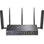 TP-Link Omada Vpn Router, 2x Nano SIM, AX3000 Wifi 6, 1x Sfp GWAN, 1x GWAN, 4x Glan PoE+ - (ER706WP-4G)