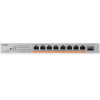 Zyxel XMG-108HP 8 Ports 2,5G + 1 SFP+, 8 Ports 100W Total PoE++ Desktop Multigig Unmanaged Switch - (XMG-108HP-EU0101F)