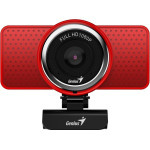 Genius Webcam Ecam 8000/ red/ Full Hd 1080P/ USB2.0/ Microphone - (32200001407)