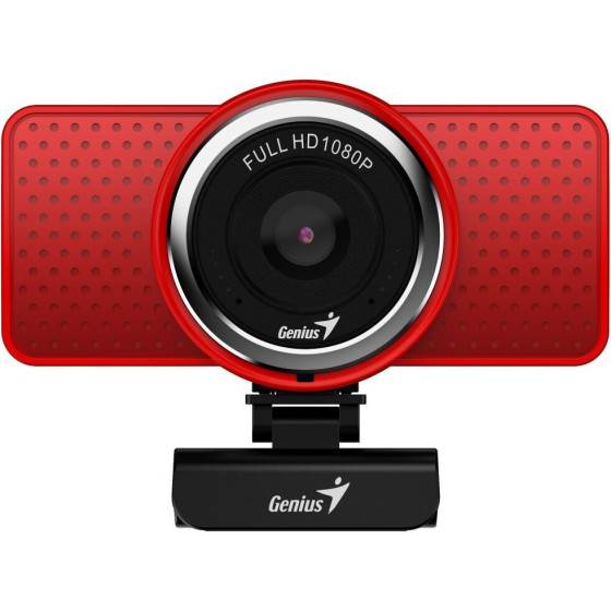 Genius Webcam Ecam 8000/ red/ Full Hd 1080P/ USB2.0/ Microphone - (32200001407)