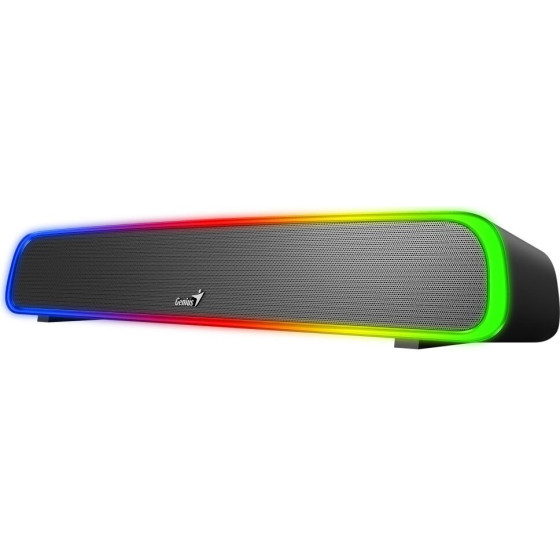 Genius Repro Usb Soundbar 200BT/ BlueTooth/ 3,5'' jack/ 4W/ RGB/ Black - (31730045400)