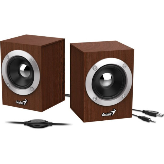 Genius Speakers SP-HF280/ 2.0/ 6W/ wooden/ Colour Wood - (31730028400)
