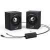 Genius Speakers SP-HF38�BT/ 2.0/ Bluetooth 5.0/ 4W/ wooden/ Colour Black - (31730046400)