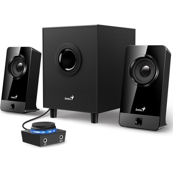 Genius Speakers SW-2.1 300X/ 2.1/ 10W/ wooden/ Black - (31730041400)