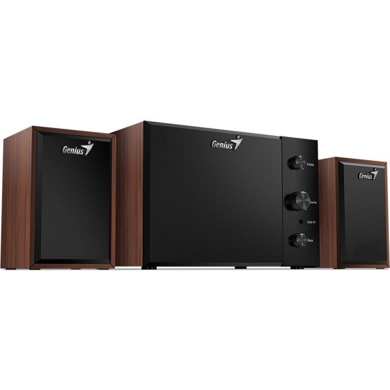 Genius Speakers SW-2.1 350/ 2.1/ 15W/ wooden/ Wood Colour - (31730037400)