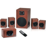 Genius Speakers SW-Hf 5.1 4600 Ver. II/ 5.1/ 120W/ wood/ Remote Control - (31730016400)