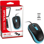 Genius DX-123 Ocean Blue/ wired/ 1200 dpi/ USB/ Blackblue - (31010033405)