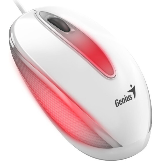 Genius DX-Mini Pure White/ wired/ 1000 dpi/ USB/ Rgb Led - (31010025405)