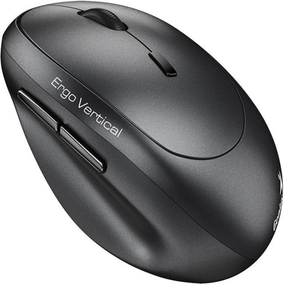Genius Ergo 8350S Dark Grey/ vertical/ 2400 dpi/ Wireless 2,4GHz+Bt 5.3/ 6 buttons/ Copilot/ Silenr - (31030041400)