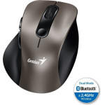 Genius Ergo 9000S Champagne Titanium/ Dual Bluetooth + 2,4GHz/ 2400 dpi/ wireless/ Silent - (31030038402)
