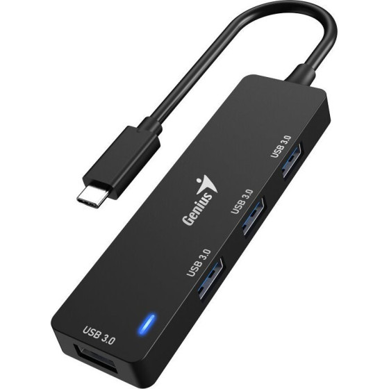Genius Hub UH-400/ USB-C To 4x USB3.0/ Black - (31240002400)