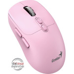 Genius NX-8080S Bt Young Pink/ Dual Bluetooth + 2,4GHz/ 1600 dpi/ wireless/ Copilot/ 7buttons/ Silent - (31030042403)