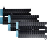Asustor Heatsink For FS67 / AS-T10G3 ( 3-Pack For M.2 Ssds In One box. Covers Two M.2 SSDs) - (AS-HK1)