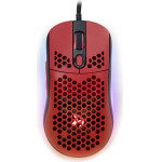 Arozzi Gaming Mouse Favo Ultra Light Black-Red/ wired/ 16.000 dpi/ USB/ 7 buttons/ RGB/ Blackred - (AZ-FAVO-BKRD)