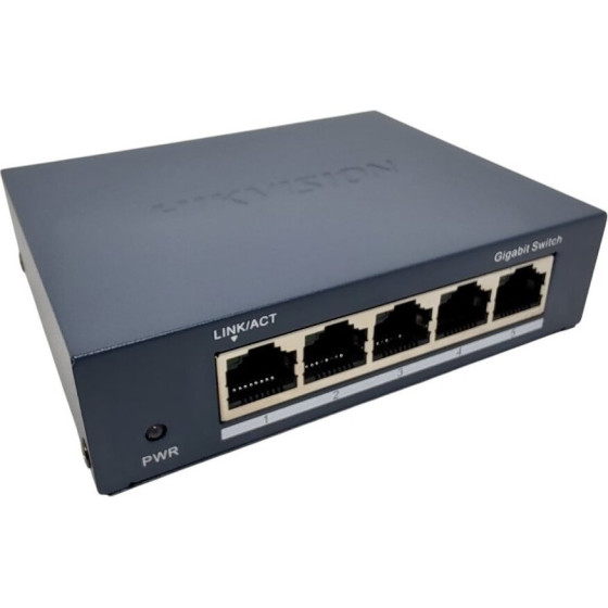 Hikvision Switch DS-3E0505-O/ 5x port/ 1000 Mbps RJ45 ports/ 1 Gbps/ Kov - (301803063)