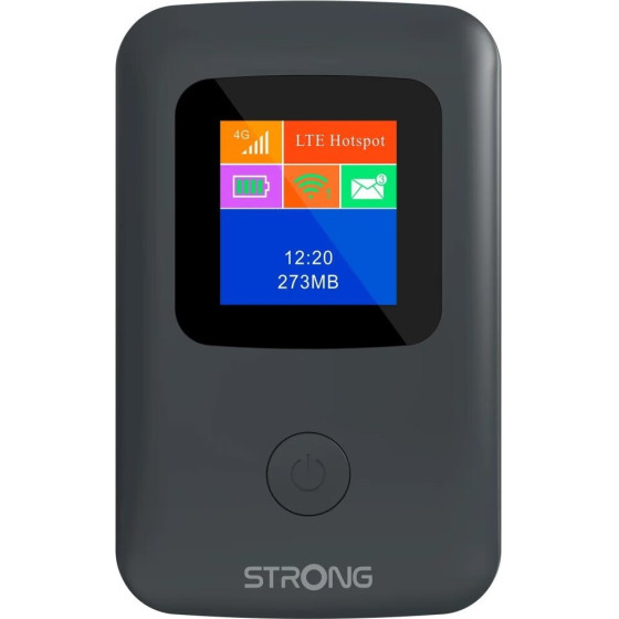 Strong 4G Mifi 150CD/ Wi-Fi Standard 802.11 b/g/n/ 150 Mbit/s/ 2,4GHz/ 1x Sim slot/ 1x microUSB/ 1x Micro SD/ USB-C - (4GMIFI150CD)