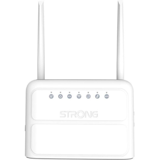 Strong 4G Lte Router 360/ Wi-Fi Standard 802.11b/g/n/ 300 Mbit/s/ 2,4GHz/ 4x LAN/ 1x Sim slot/ 2 Odnimatelne Anteny - (4GROUTER360)