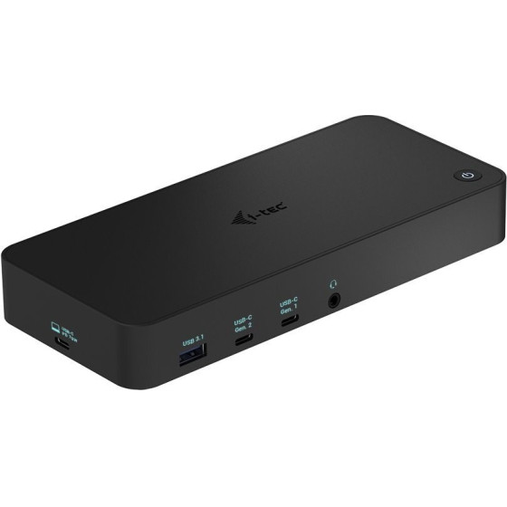 I-TEC docking station USB 3.0 / USB-C / Thunderbolt/ 4K/ 2x DP/ 3x HDMI/ 2x USB-C/ 2x USB 3.0/ USB 3.1/ LAN/ PD 100W - (CATRIPLEDOCKPDPRO)