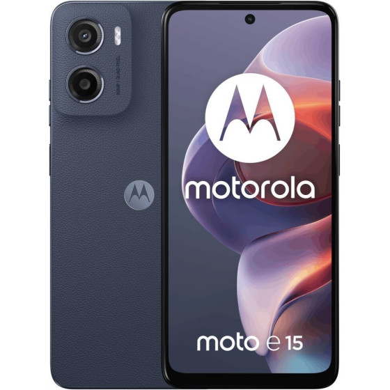 MOTOROLA Moto E15 - Denim Blue 6,7''/ Dual SIM/ 2GB/ 64GB/ LTE/ Android 14 - (PB6S0021PL)