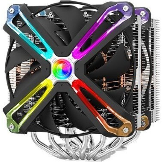 ZALMAN cooler CPU / 2x 140mm RGB ventilator / heatpipe / PWM / vyska 170mm / pro AMD and Intel - (CNPS20X)