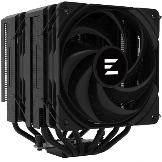 ZALMAN cooler CPU / dual tower / 120mm ventilator / 6x heatpipe / PWM / vyska 159mm / pro AMD and Intel - (CNPS14X DUO BLACK)
