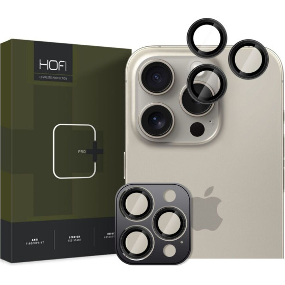 Hofi Camera Cover Camring PRO+ Iphone 16 Pro / 16 Pro Max / 17 Pro / Max BLACK