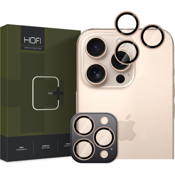 Hofi Camera Cover Camring PRO+ Iphone 16 Pro / 16 Pro Max / 17 Pro / Max Desert TITANIUM