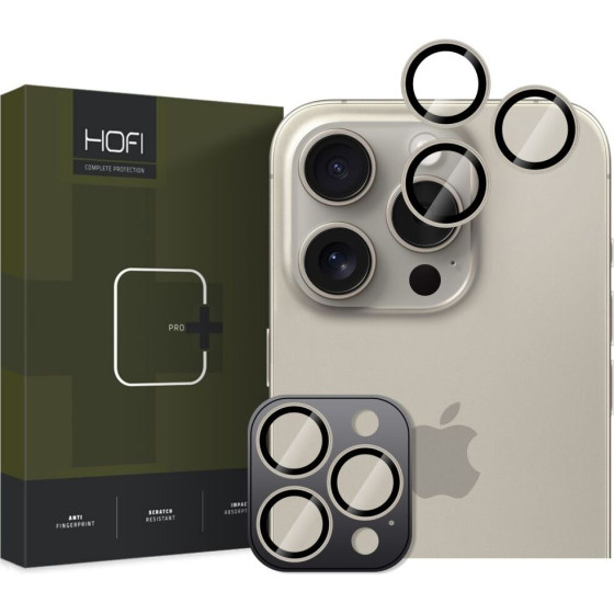Hofi Camera Cover Camring PRO+ Iphone 16 Pro / 16 Pro Max / 17 Pro / Max Natural TITANIUM