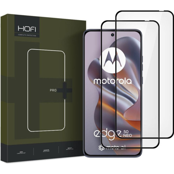 Hofi Tempered Glass Glass PRO+ 2-Pack Motorola Edge 50 Neo / 60 Neo BLACK