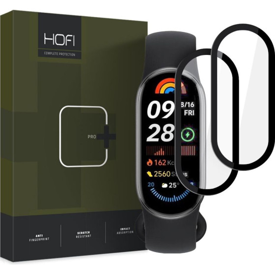 Hofi Hybrid Glass Hybrid PRO+ 2-Pack Xiaomi Smart Band 9 / 9 Nfc BLACK
