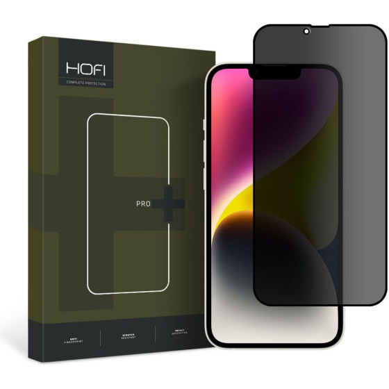 Hofi Privacy Anti Spy Glass PRO+ Iphone 13 Pro Max / 14 Plus PRIVACY
