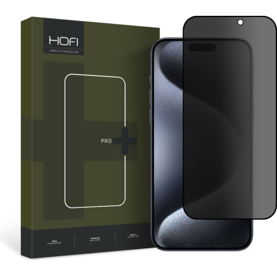 Hofi Privacy Anti Spy Glass PRO+ Iphone 15 Pro Max PRIVACY