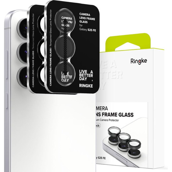 Ringke Camera Cover Camera Frame Protector 2-Pack Galaxy S25 Fe BLACK