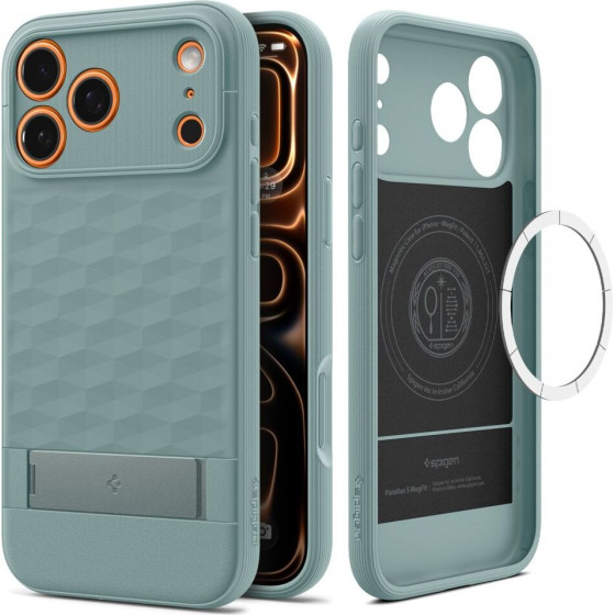 Spigen Parallax ''S'' Mag Magsafe Iphone 17 Pro Sage Green - (ACS09965)