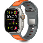 Tech-Protect Iconband Line Apple Watch 8 / 9 / 10 / 11 / Se / Ultra (44 / 45 / 46 / 49 MM) GREY/ORANGE
