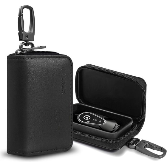 Tech-Protect Klatka Faradaya KLR300 Pouch Keyless Rfid Signal Blocker Case BLACK/BLACK