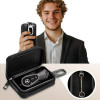 Tech-Protect Klatka Faradaya KLR300 Pouch Keyless Rfid Signal Blocker Case BLACK/BLACK