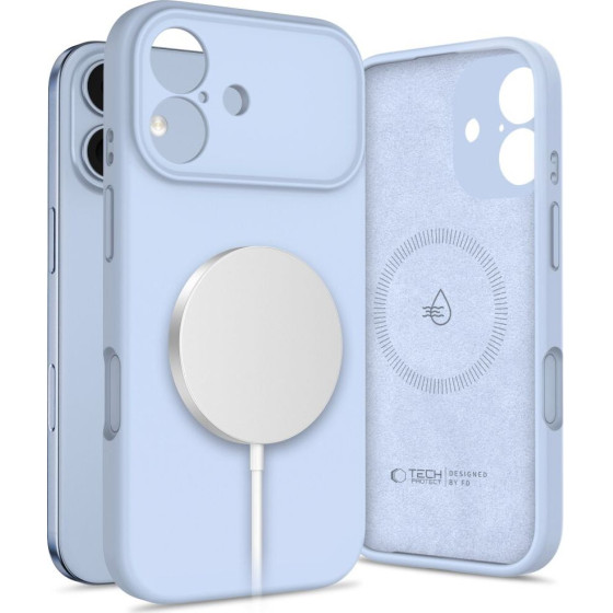 Tech-Protect Silicone Magsafe Iphone 17 Mist BLUE