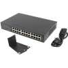 Lanberg Switch Rack 19'' (24-port, 1Gb) - (RSGE-24)