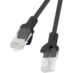 Lanberg Networking Cable Black 2 m Cat5e U/Utp (UTP) - (PCU5-20CC-0200-BK)