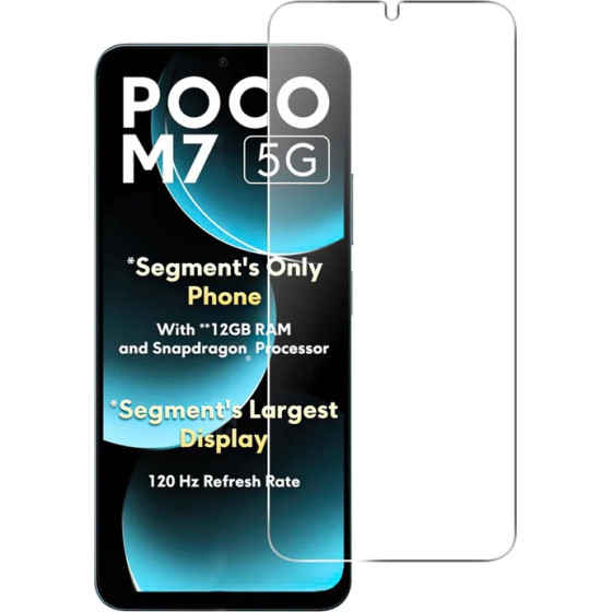 POWERTECH tempered glass 2.5D ��� Xiaomi Poco M7 5G - (TGC-0743)