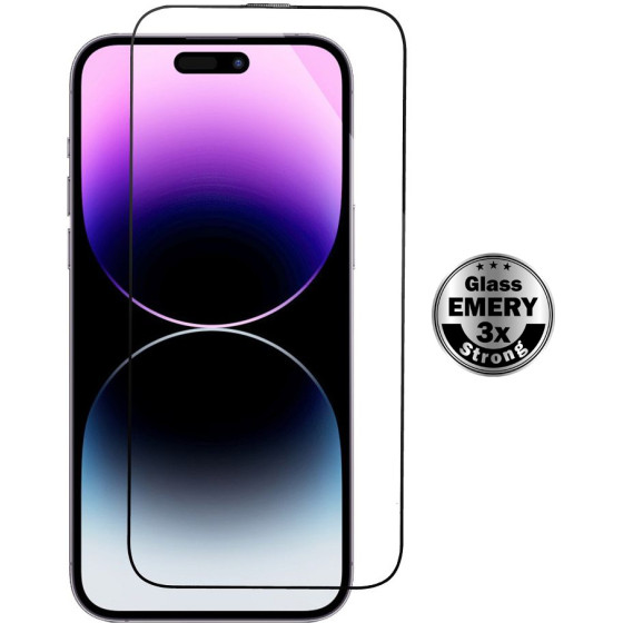 POWERTECH tempered glass Emery 5D ��� iPhone 14 Pro Max, full glue - (TGC-0764)