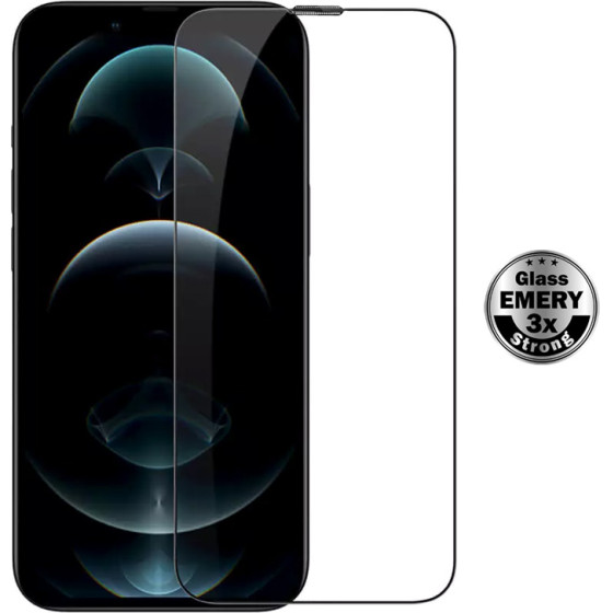 POWERTECH tempered glass Emery 5D ��� iPhone 14, full glue - (TGC-0763)