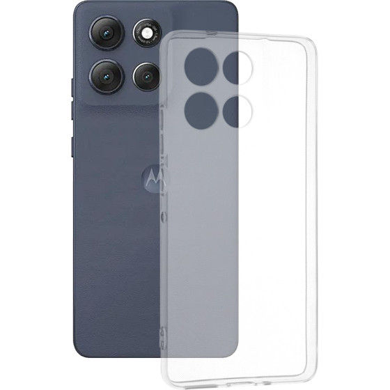 Techsuit - Clear Silicone - Motorola Moto G86 Power - Transparent