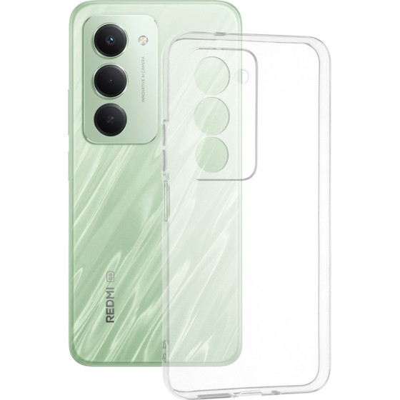 Techsuit - Clear Silicone - Xiaomi Redmi 15 4G / Redmi 15 5G - Transparent