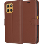 Techsuit - Leather Folio - Motorola Moto G15 / G15 Power - Brown
