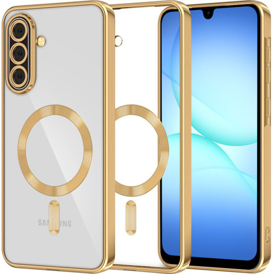 Techsuit - Luxury Crystal Magsafe - Samsung Galaxy A17 5G / A17 4G - Gold