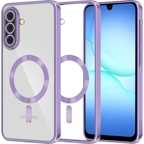 Techsuit - Luxury Crystal Magsafe - Samsung Galaxy A17 5G / A17 4G - Light Purple